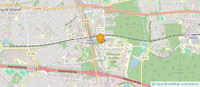 localisation de l'entreprise ISENBRANDT à CHAMPS-SUR-MARNE