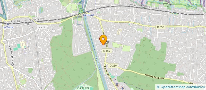 localisation de l'entreprise ISENBRANDT à GUJAN MESTRAS