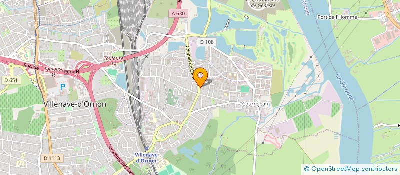 localisation de l'entreprise ISENC  VILLENAVE-D'ORNON