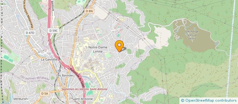 localisation de l'entreprise ISENC CARRELAGES à MARSEILLE
