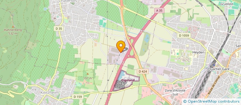 localisation de l'entreprise ISENFELD  CHATENOIS