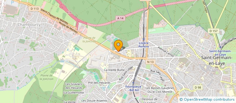 localisation de l'entreprise ISENTRONIQ  SAINT-GERMAIN-EN-LAYE