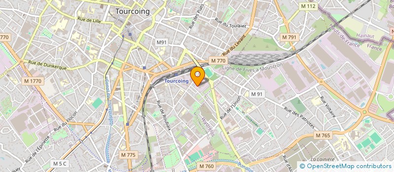 localisation de l'entreprise ISENTROPIE  TOURCOING