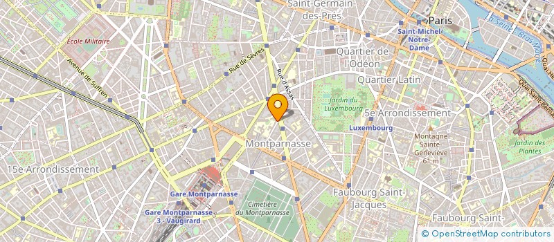localisation de l'entreprise ISEP FORMATION CONTINUE à PARIS