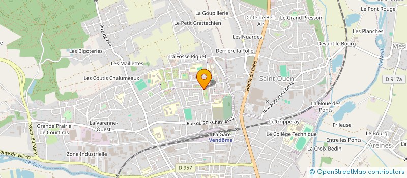 localisation de l'entreprise ISER SOLAR FONDATIONS  VENDOME