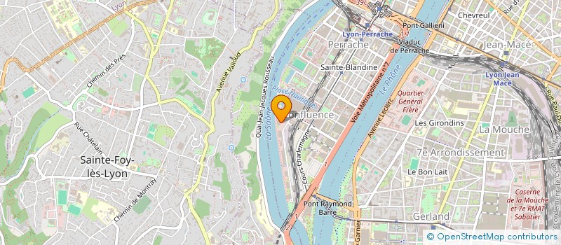 localisation de l'entreprise ISERE 1 DEVELOPPEMENT  LYON