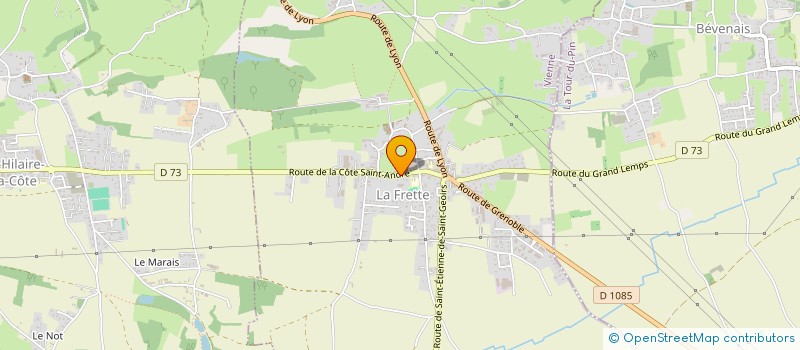 localisation de l'entreprise ISERE ALPES RENOVATION  LA FRETTE