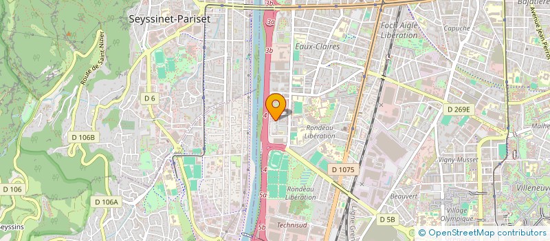 localisation de l'entreprise ISERE BAT  GRENOBLE