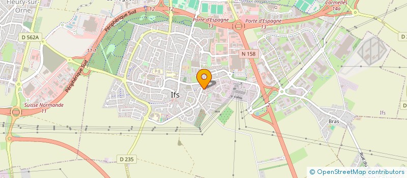 localisation de l'entreprise ISERE CAB  IFS