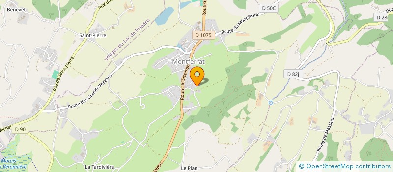 localisation de l'entreprise ISERE CHAUFFAGE FROID MAINTENANCE  MONTFERRAT