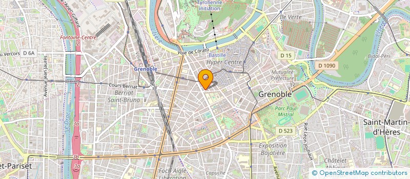 localisation de l'entreprise ISERE EN'CHANTEE  GRENOBLE