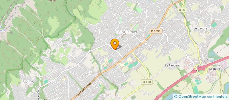 localisation de l'entreprise ISERE GRESIVAUDAN FLOORBALL  SAINT-ISMIER