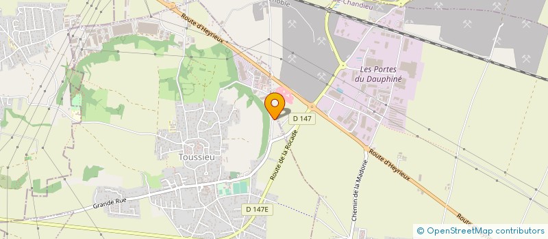 localisation de l'entreprise ISERE HEOL ENERGIES RENOUVELABLES à TOUSSIEU