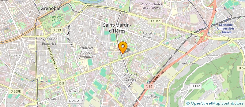 localisation de l'entreprise ISERE KHO  SAINT-MARTIN-D'HERES