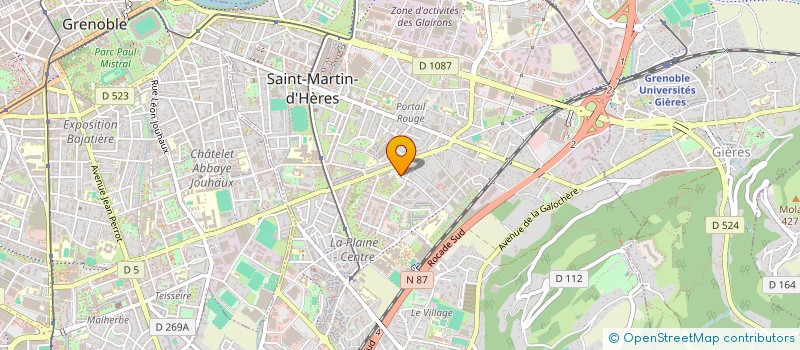 localisation de l'entreprise ISERE LIEN ETHIQUE  SAINT-MARTIN-D'HERES