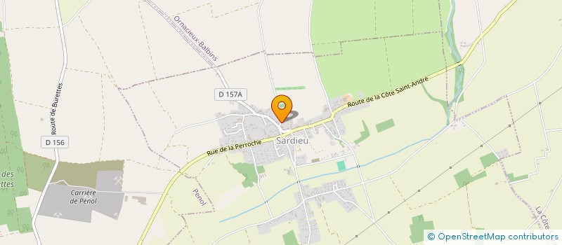 localisation de l'entreprise ISERE'LOC  SARDIEU