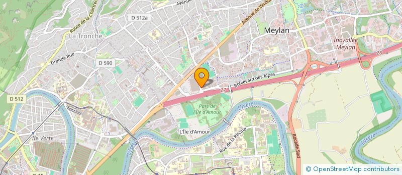 localisation de l'entreprise ISERE LOTISSEMENT à MEYLAN