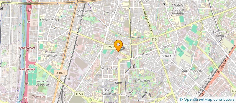 localisation de l'entreprise ISERE MACONNERIE 38  GRENOBLE