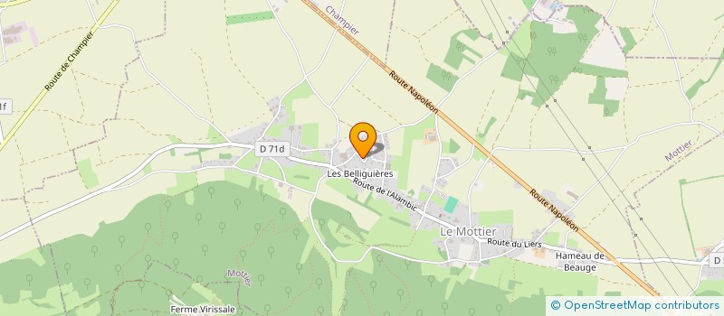 localisation de l'entreprise ISERE TRANSPORTS LOCATIONS  CHAMPIER