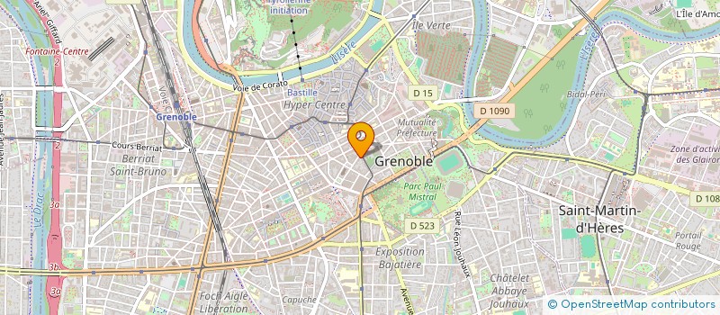localisation de l'entreprise ISERE WEBMASTERS ASSOCIATION à GRENOBLE