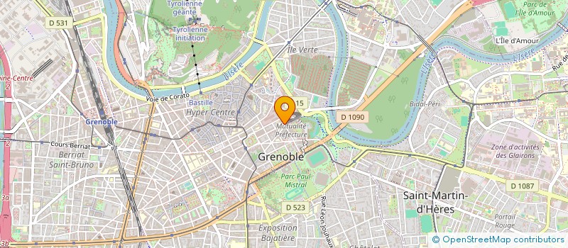 localisation de l'entreprise ISERIM  GRENOBLE