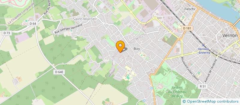 localisation de l'entreprise ISERN CONSEIL  VERNON