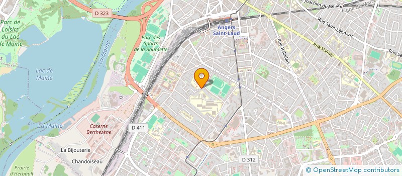 localisation de l'entreprise ISERPA à ANGERS