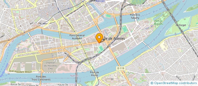 localisation de l'entreprise ISET INFORMATIQUE à NANTES