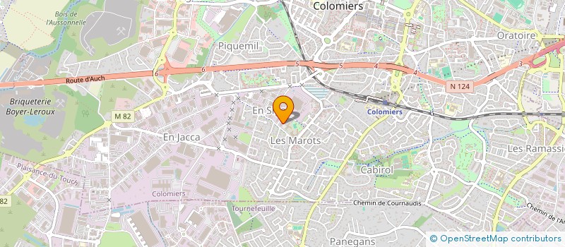 localisation de l'entreprise ISET TECHNOLOGIE à COLOMIERS