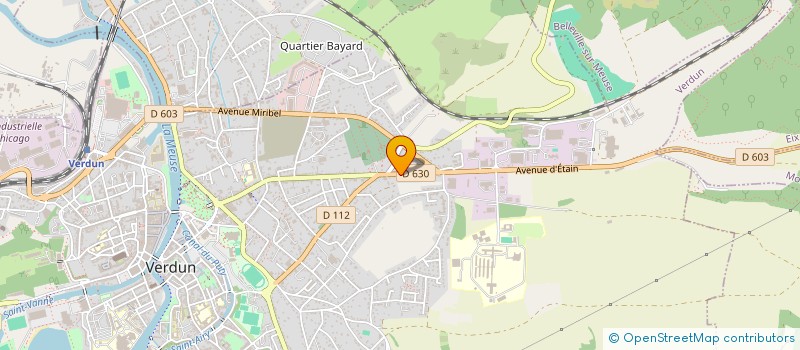 localisation de l'entreprise ISEVA à VERDUN