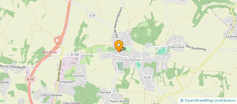 localisation de l'entreprise ISF à CHAMPNIERS