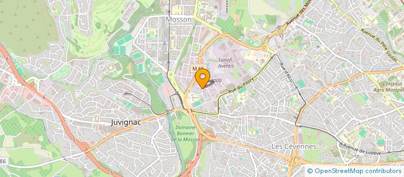 localisation de l'entreprise ISF CONCEPT à MONTPELLIER