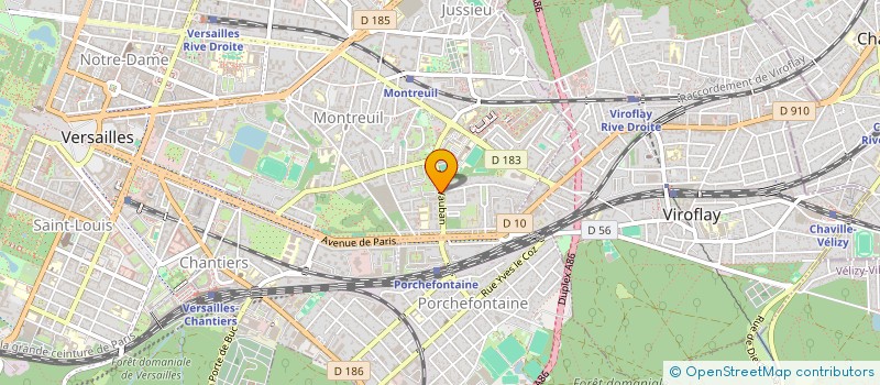 localisation de l'entreprise ISFAHIKE à VERSAILLES