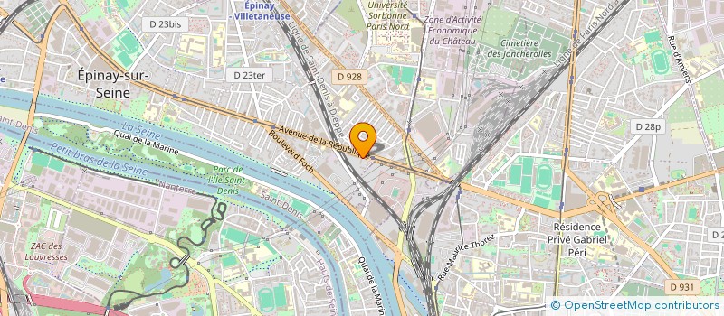 localisation de l'entreprise ISFAL-IT à EPINAY-SUR-SEINE