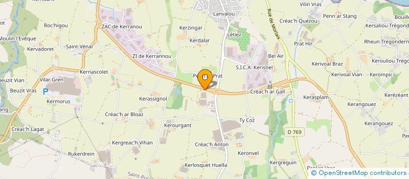 localisation de l'entreprise ISFFEL - INSTITUT SUPERIEUR DE FORMATION à SAINT-POL-DE-LEON