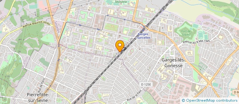 localisation de l'entreprise ISG EXPERTS à SARCELLES