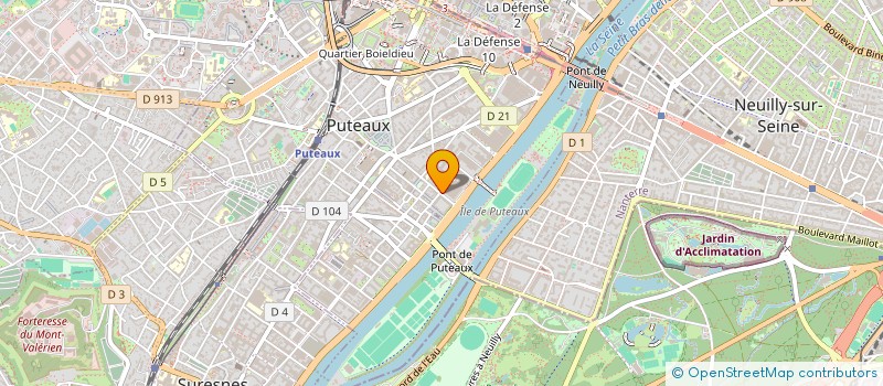 localisation de l'entreprise ISGLO à PUTEAUX