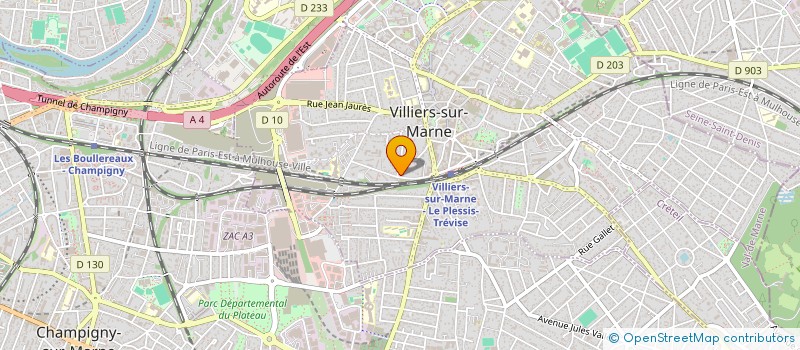 localisation de l'entreprise ISGREEN-INVEST à VILLIERS-SUR-MARNE