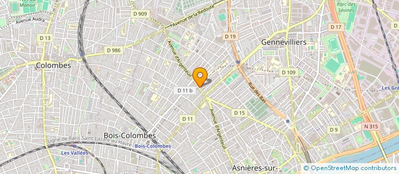 localisation de l'entreprise ISH à ASNIERES-SUR-SEINE