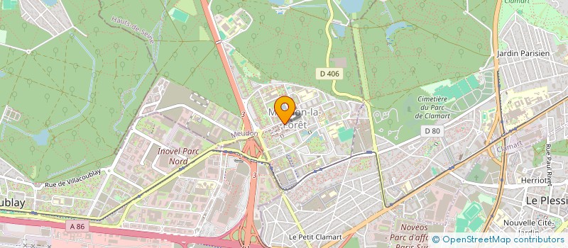 localisation de l'entreprise ISHA à MEUDON