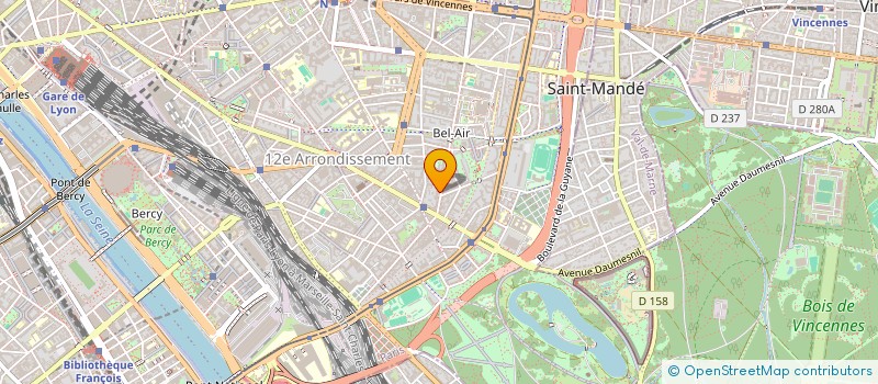 localisation de l'entreprise ISHA MAG  PARIS