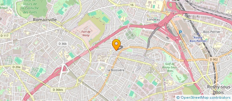 localisation de l'entreprise ISHAN à NOISY-LE-SEC