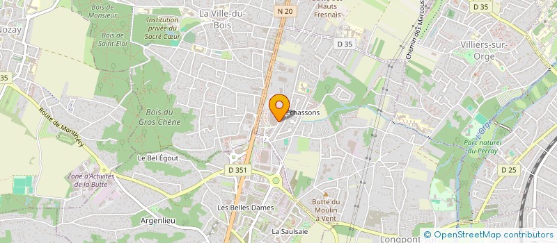 localisation de l'entreprise ISHAN MAHAL à LONGPONT-SUR-ORGE