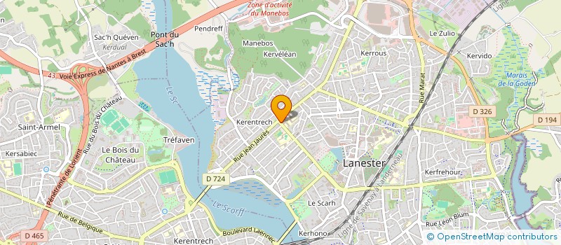 localisation de l'entreprise ISHARLEY  LANESTER