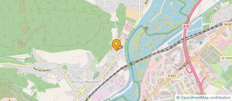 localisation de l'entreprise ISHMAKEJ  ARS-SUR-MOSELLE