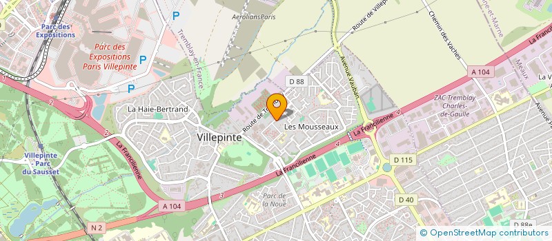 localisation de l'entreprise ISHMEET à VILLEPINTE