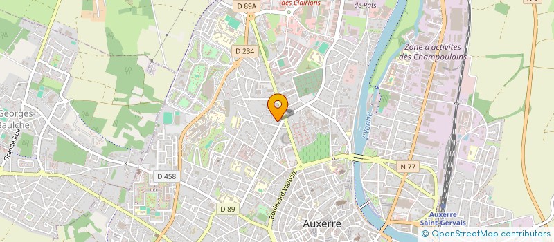 localisation de l'entreprise ISHPINGO à AUXERRE