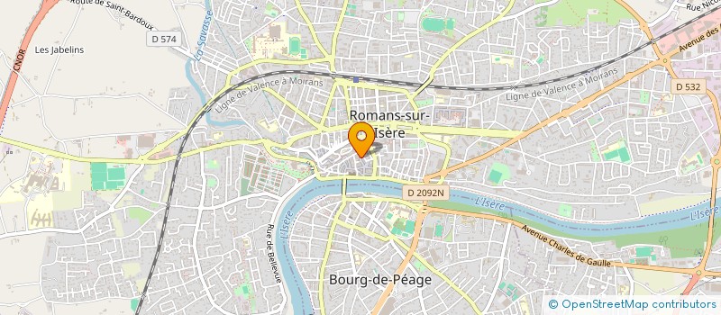 localisation de l'entreprise ISHTANA  ROMANS-SUR-ISERE