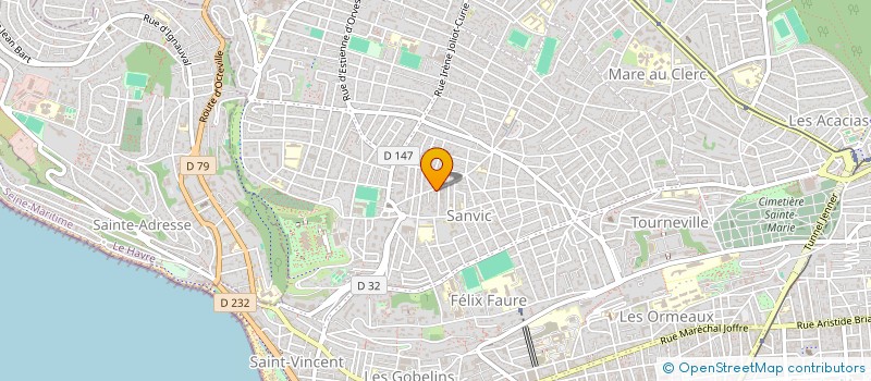 localisation de l'entreprise ISHTAR IMMOBILIER à LE HAVRE