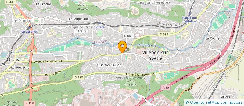 localisation de l'entreprise ISHTAR LTD à VILLEBON-SUR-YVETTE